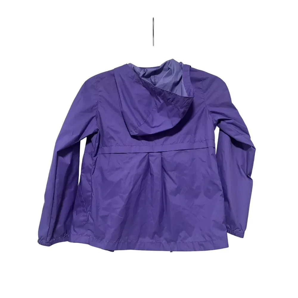 Columbia Purple Hooded Zip-Up Jacket Small